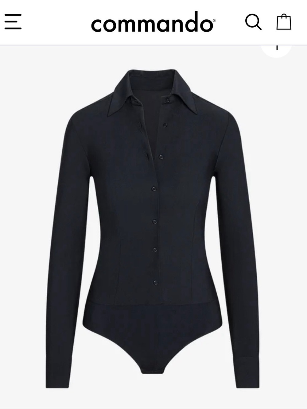 Commando classic button down body suit - Picture 3 of 8